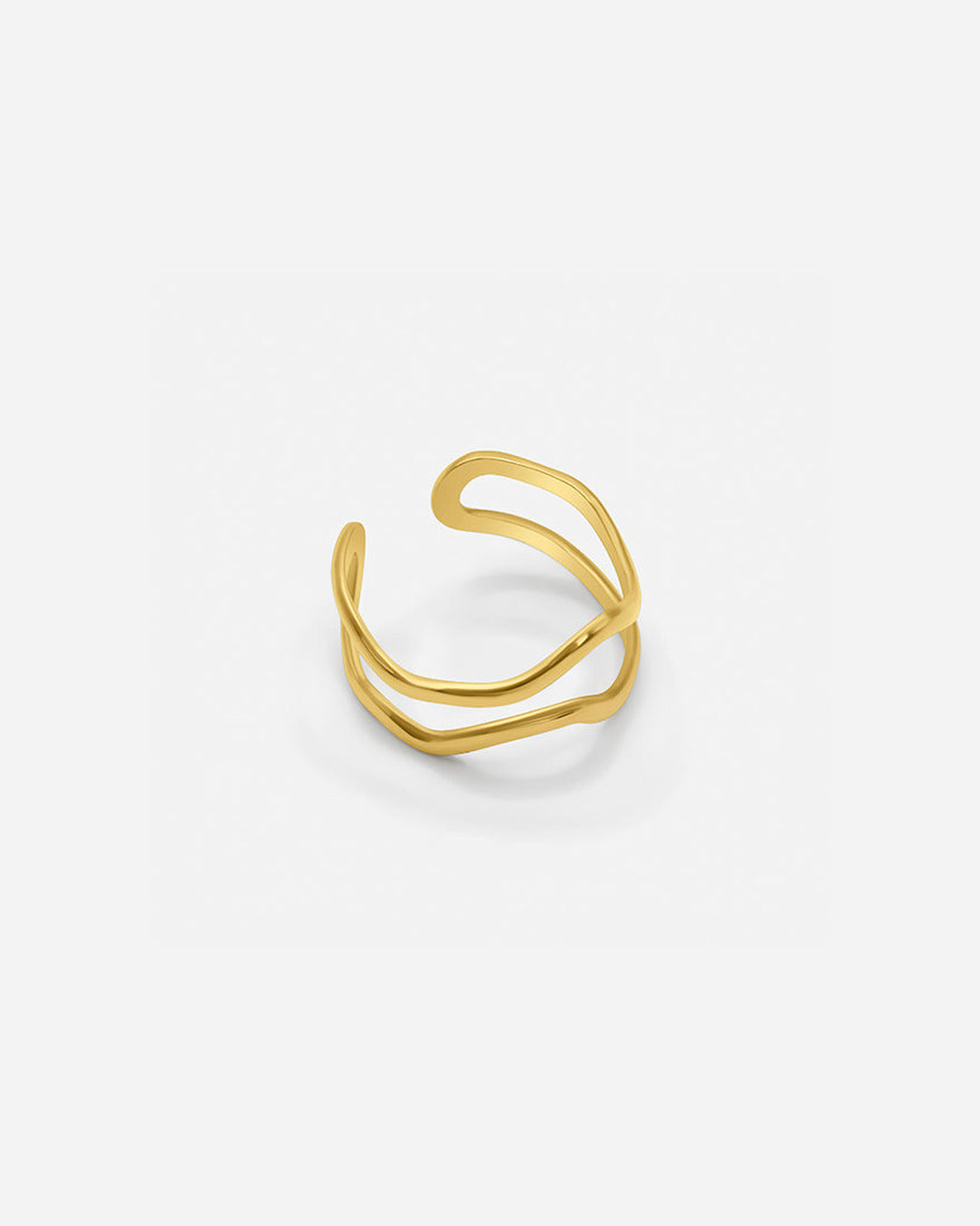 Adjustable Double Layer Ring