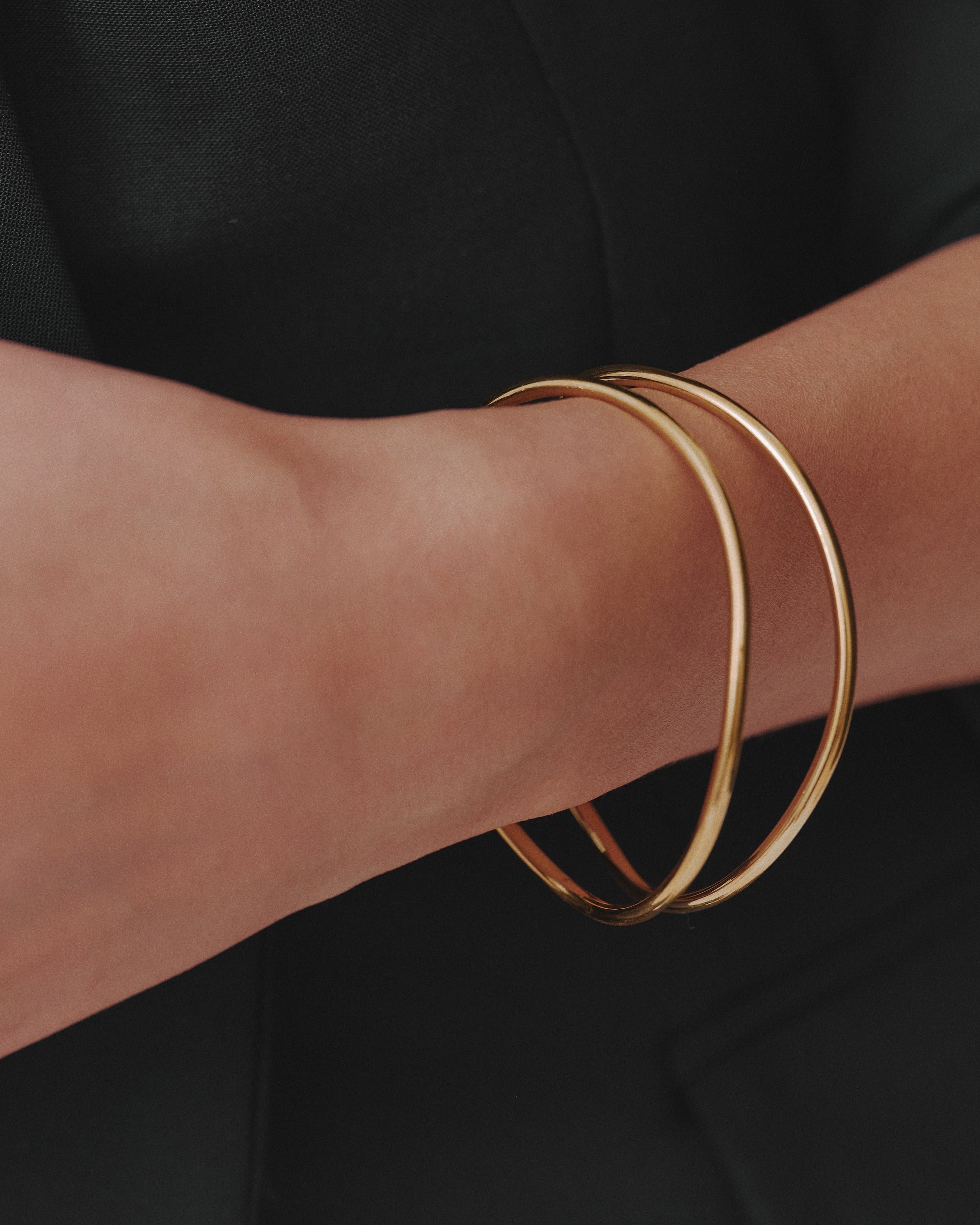 Gold Adjustable Wave Bracelet