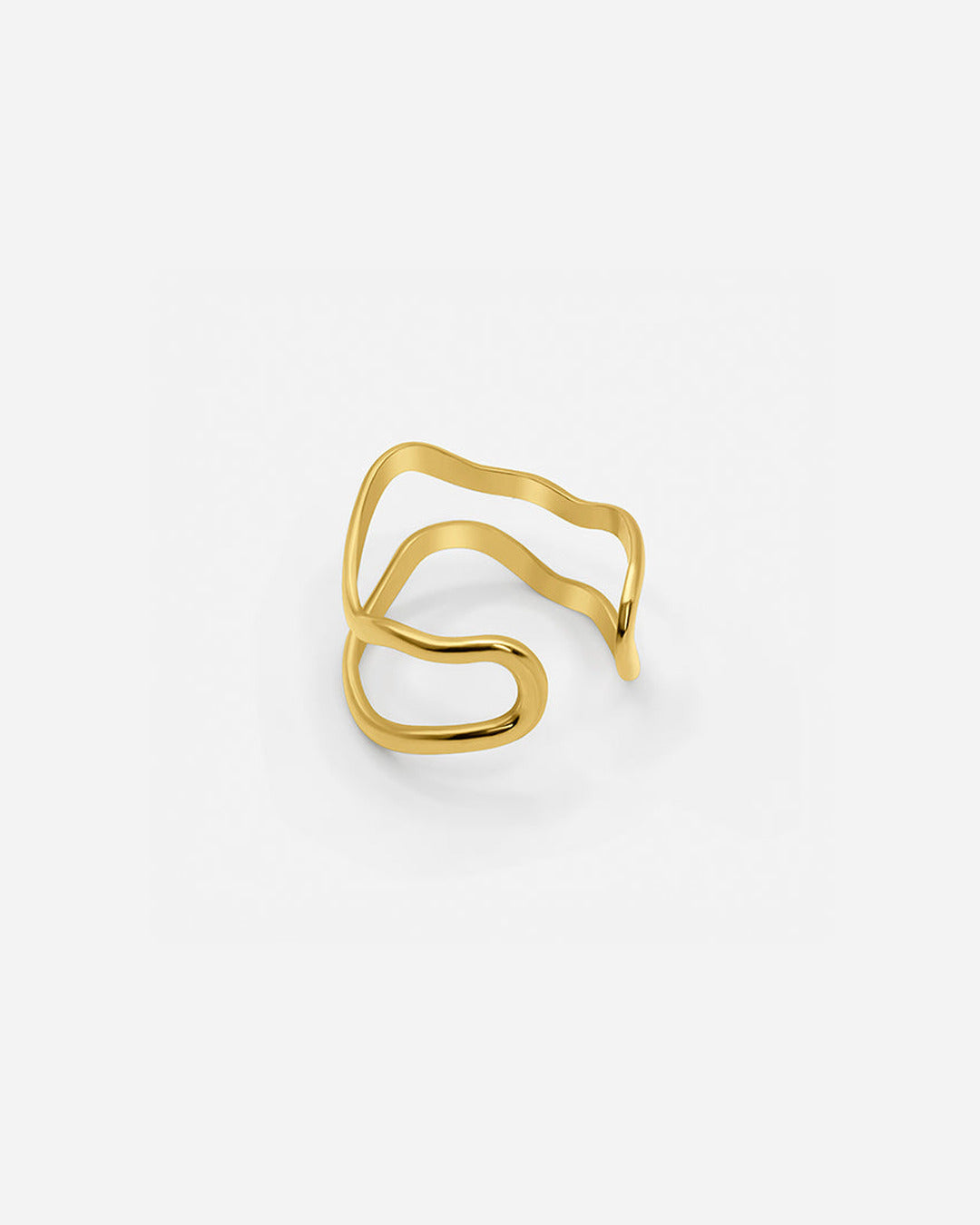 Adjustable Double Layer Ring