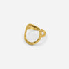 ADJUSTABLE OVAL RING - GOLD