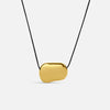 CORD PEBBLE NECKLACE GOLD
