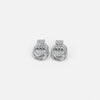 DOUBLE KNOT EARRINGS SILVER