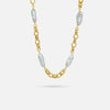 GOLD IRREGULAR PEARL NECKLACE