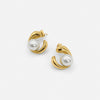 18K GOLD PEARL DETAIL EARRINGS