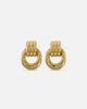 Double Knot Earrings Gold