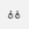 Mini Knot Earrings Silver