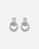 Mini Knot Earrings Silver