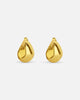 Pebble Tear Drop Earring - Gold