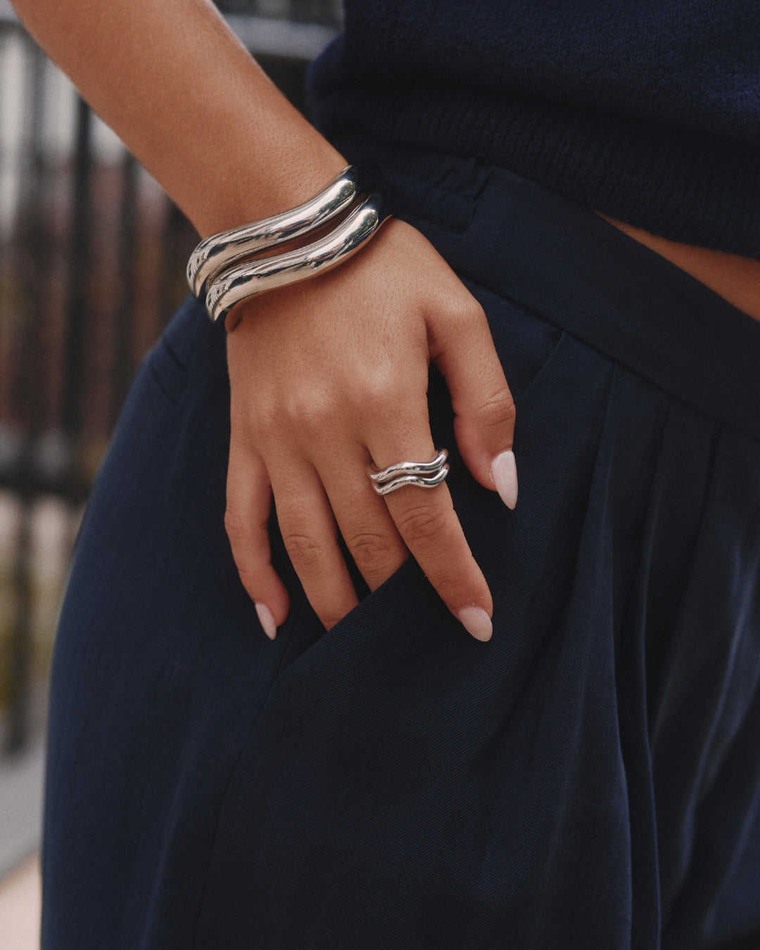 Wave Ring - Silver