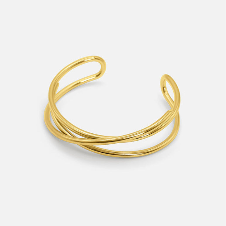 Gold Cuff Bangle (Bundle)