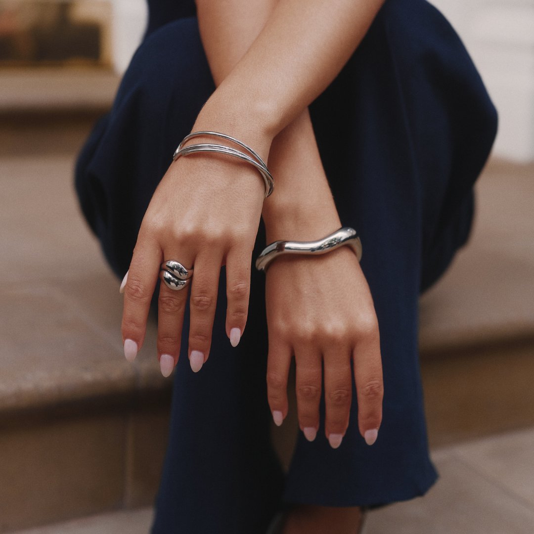 Silver Cuff Bangle (Bundle)