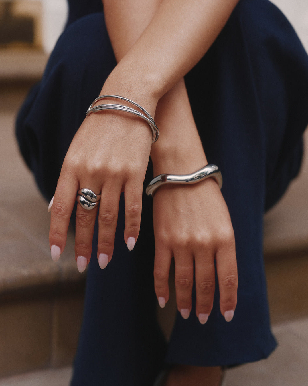 Silver Cuff Bangle