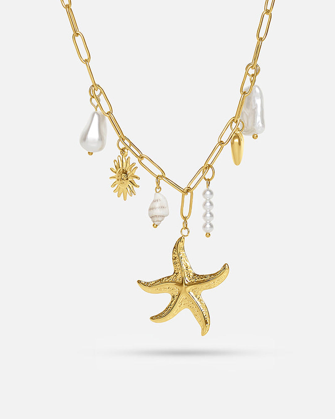 Starfish Charm Necklace