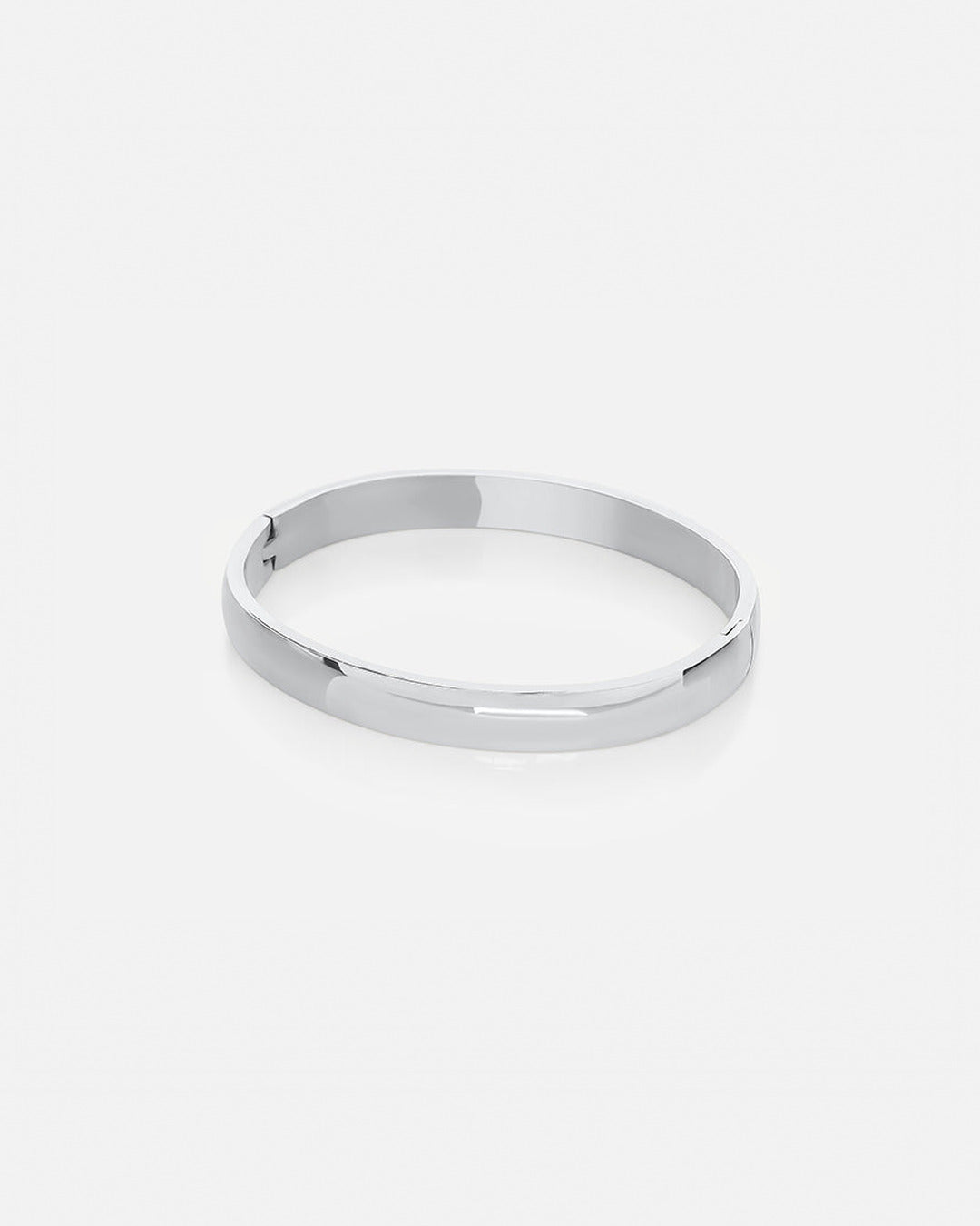 Large Stacking Bangle - Silver