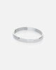 Large Stacking Bangle - Silver