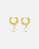 Pearl Drop Earrings Gold