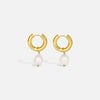 Pearl Drop Earrings Gold (Bundle)