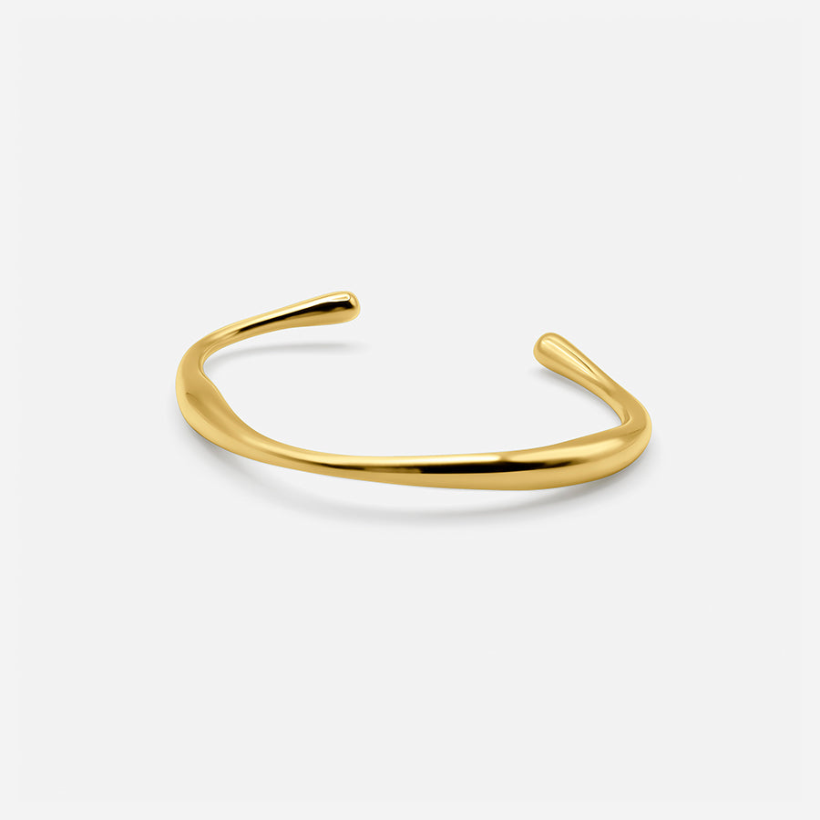 Gold Curved Bracelet (Bundle)