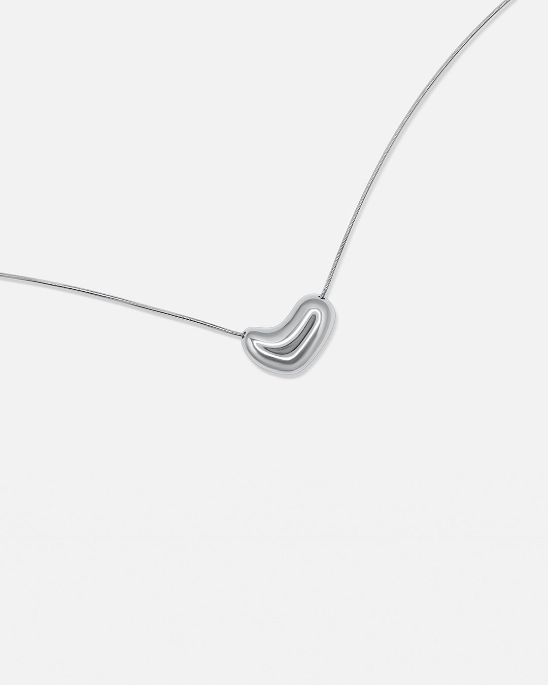 Pebble Necklace - Silver
