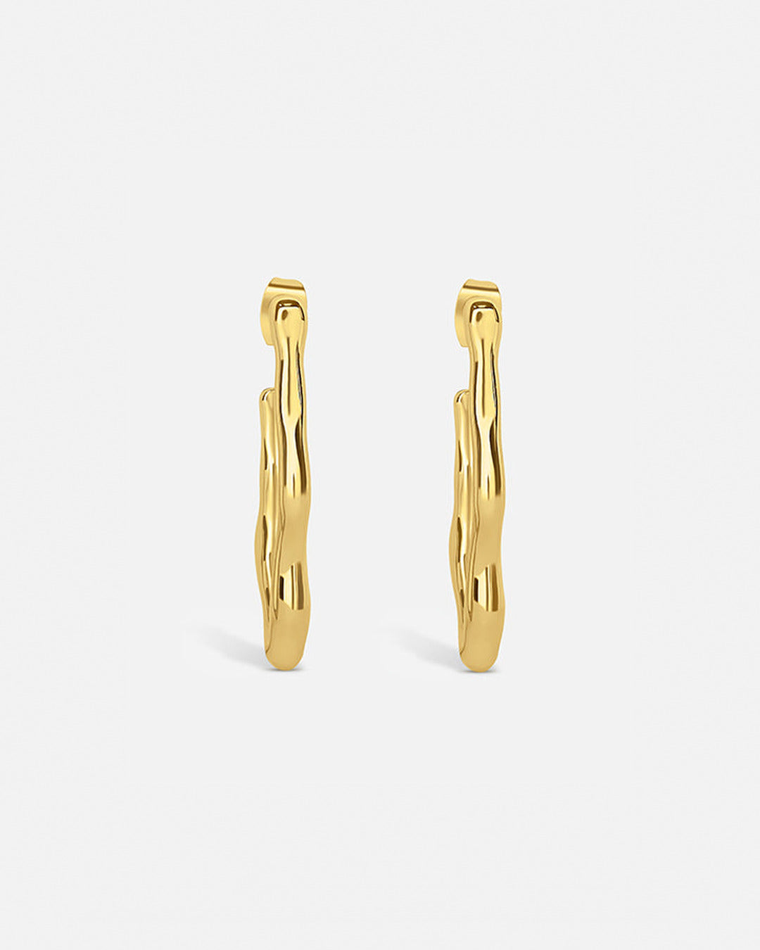 Zephyr Hoop Earrings - Gold