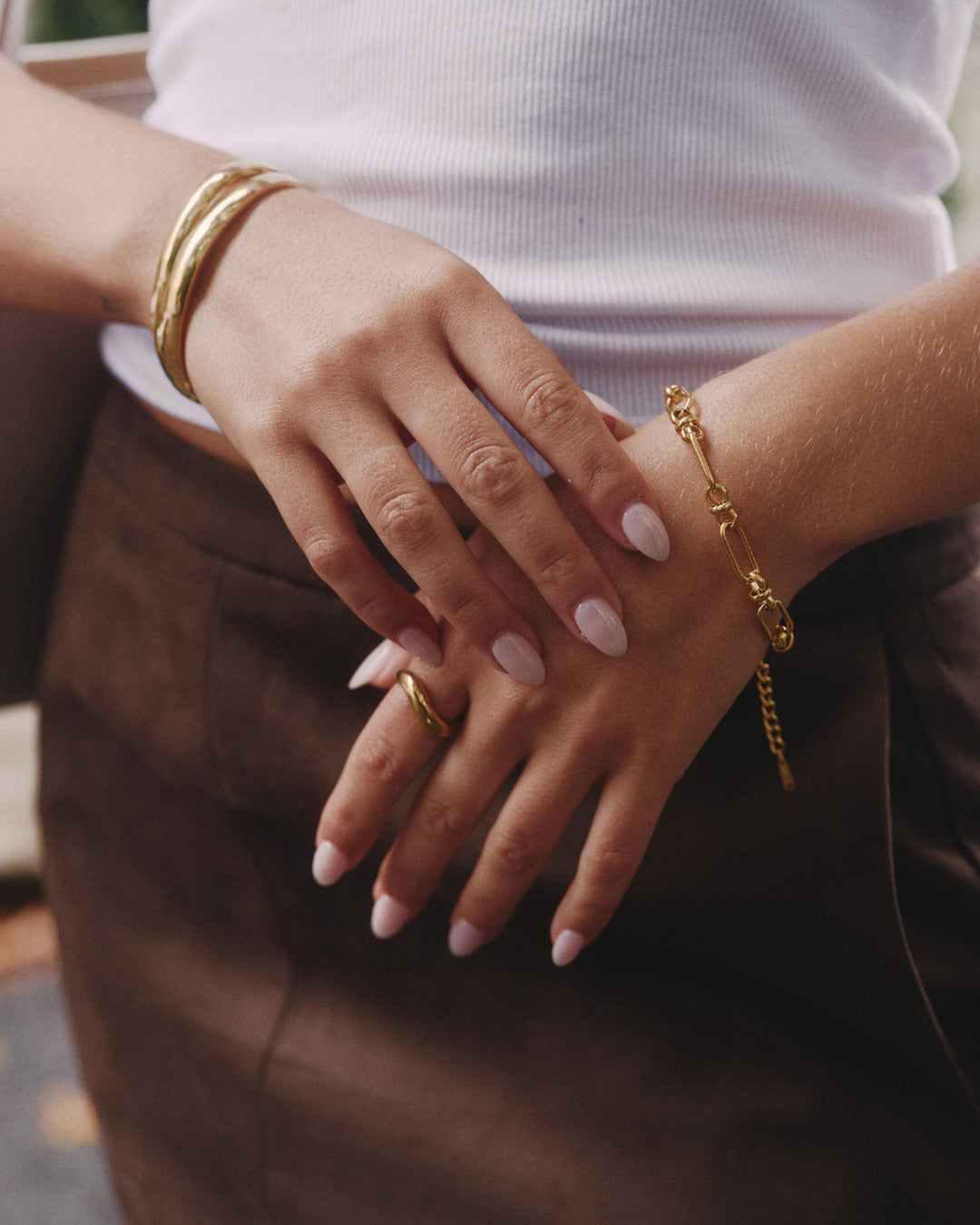 Paperclip Bracelet - Gold