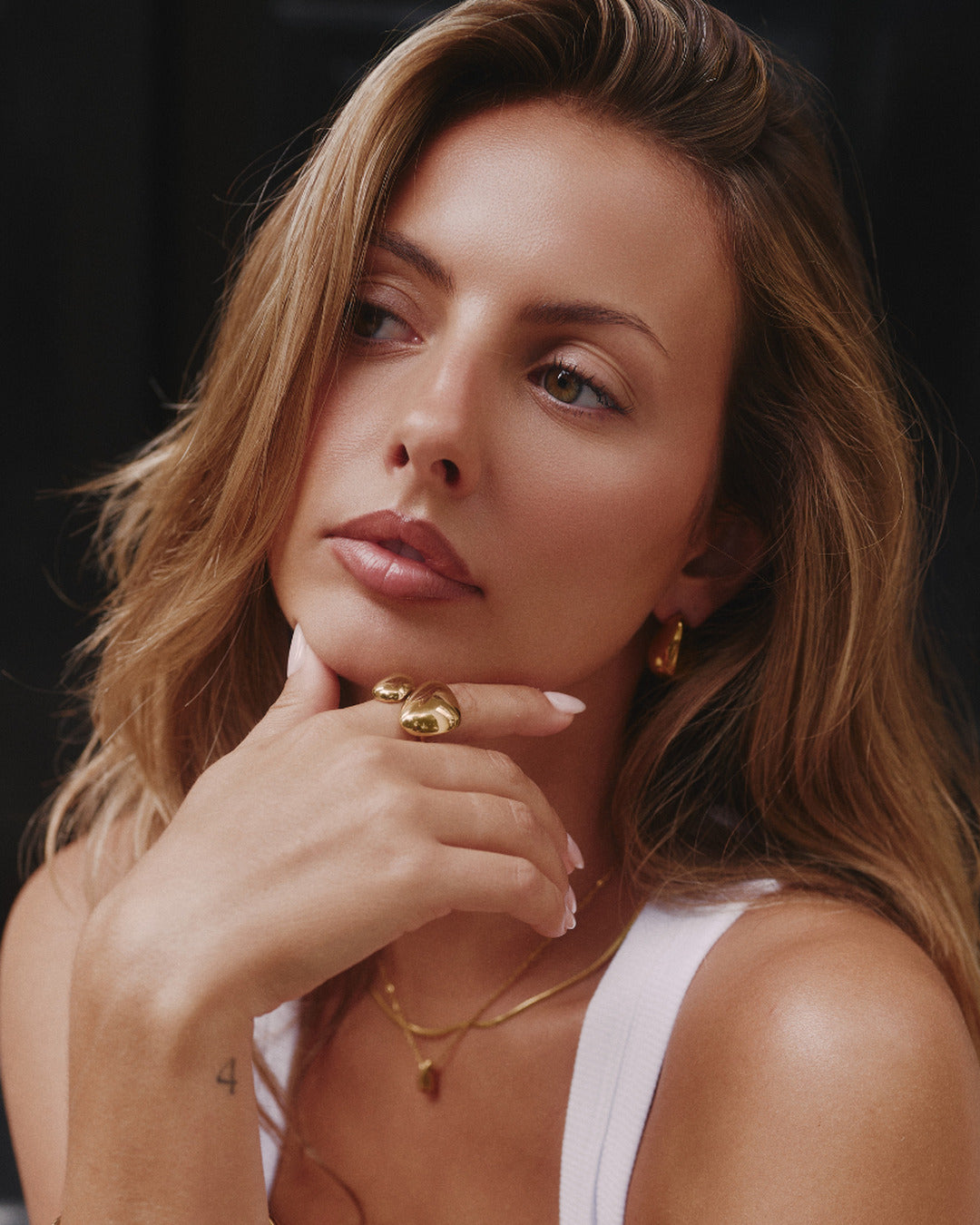 Open Irregular Oval Ring