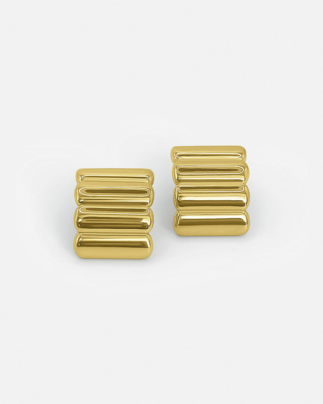 Mini Ribbed Earrings
