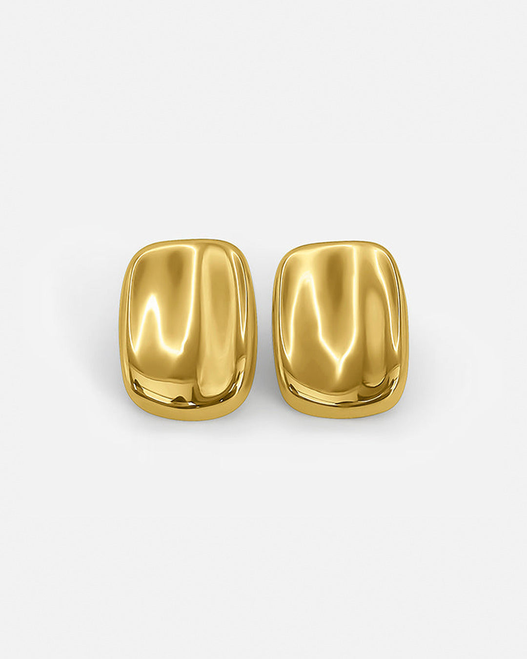 Rectangular Studs Gold