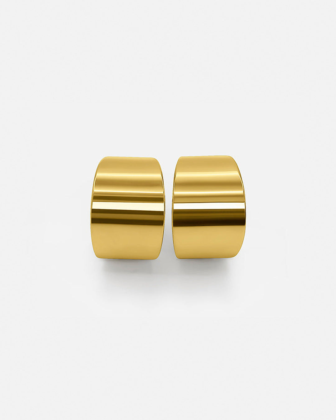 Glossy Hoops Gold