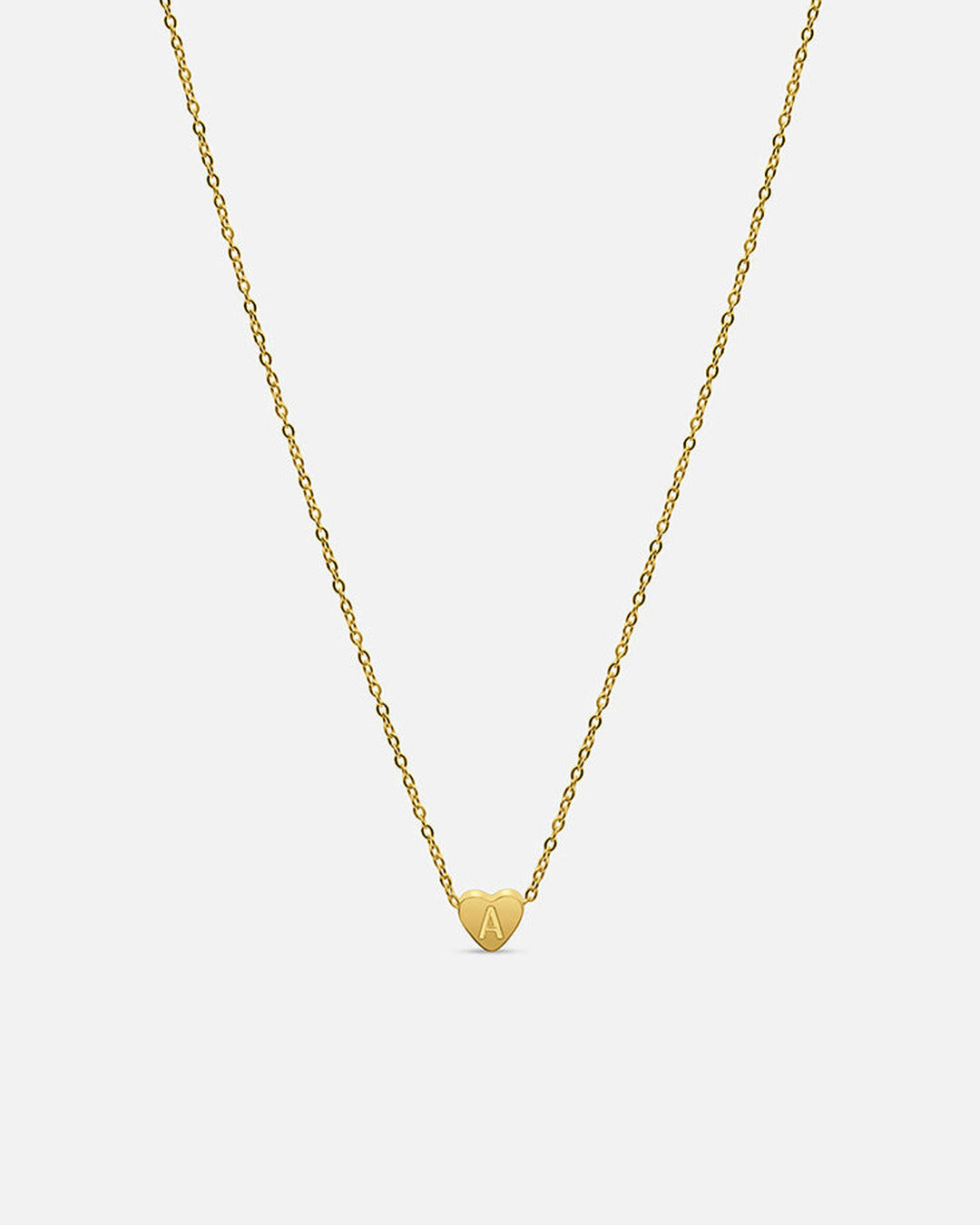 Custom Initial Heart Necklace