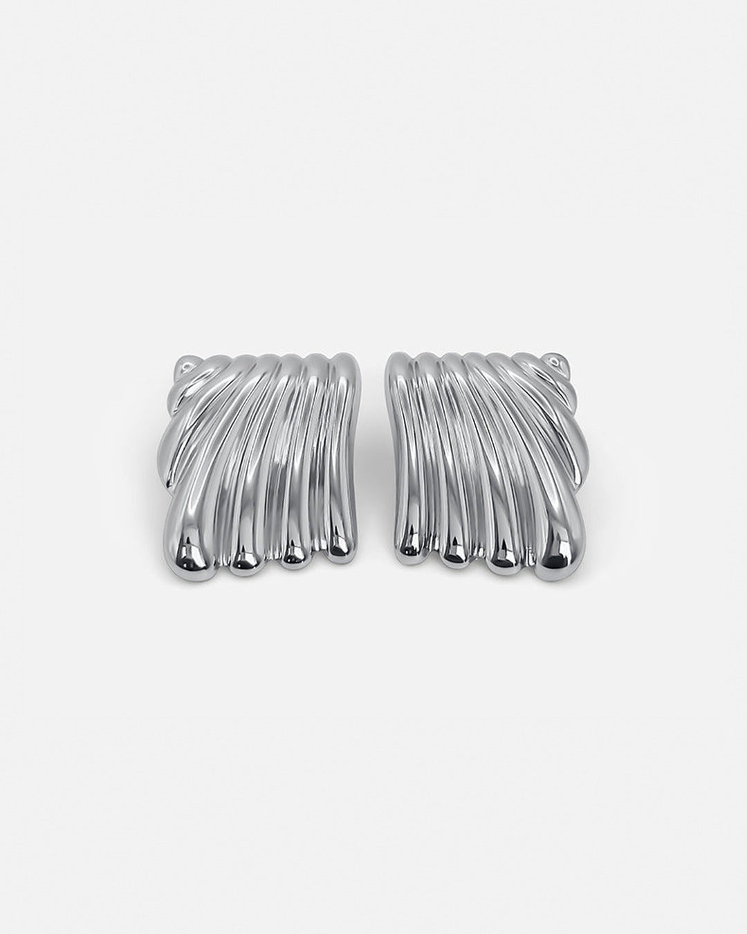 Ripple Earrings Silver