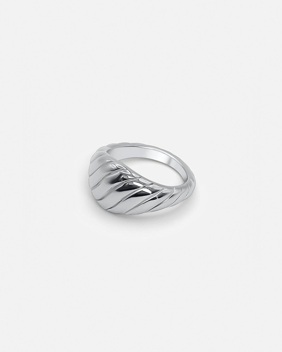 Ripple Ring Silver