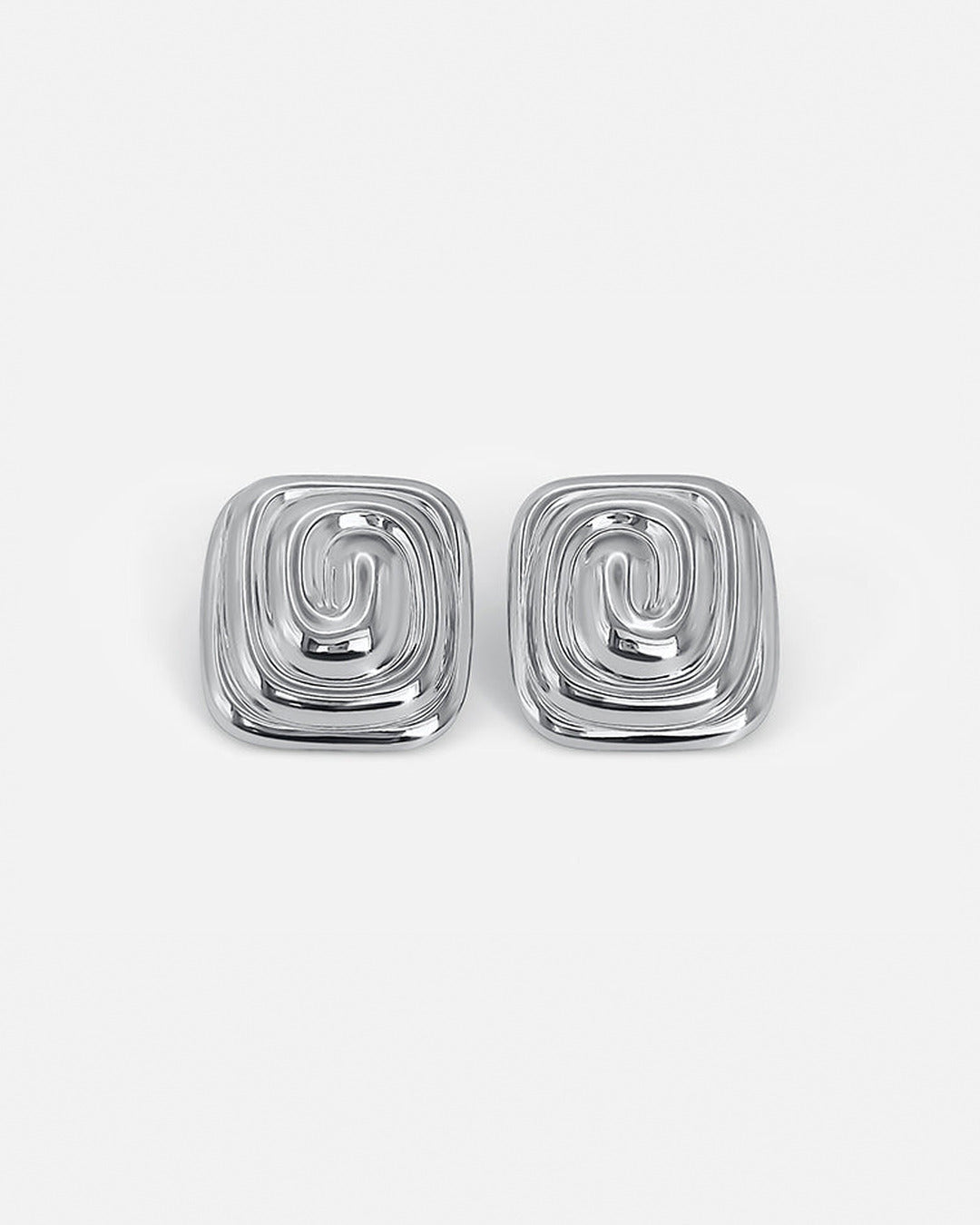 Spiral Earrings Silver