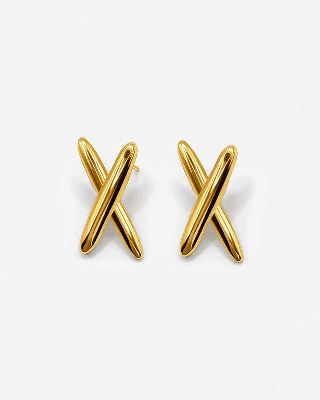 Kiss Earrings - Gold