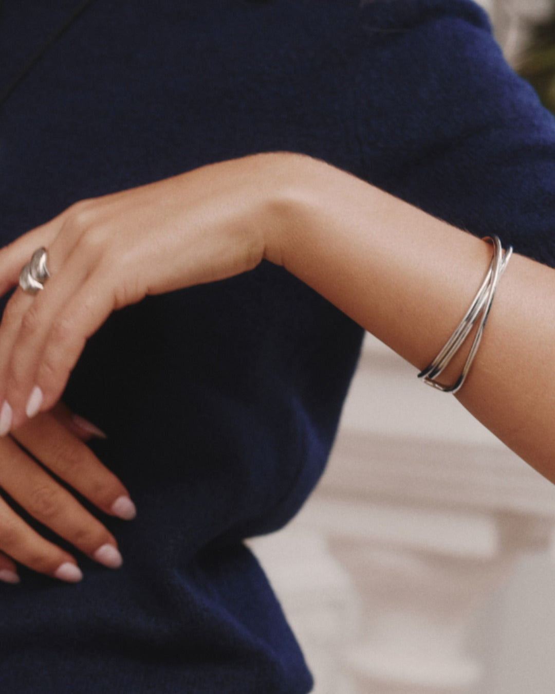 Silver Cuff Bangle