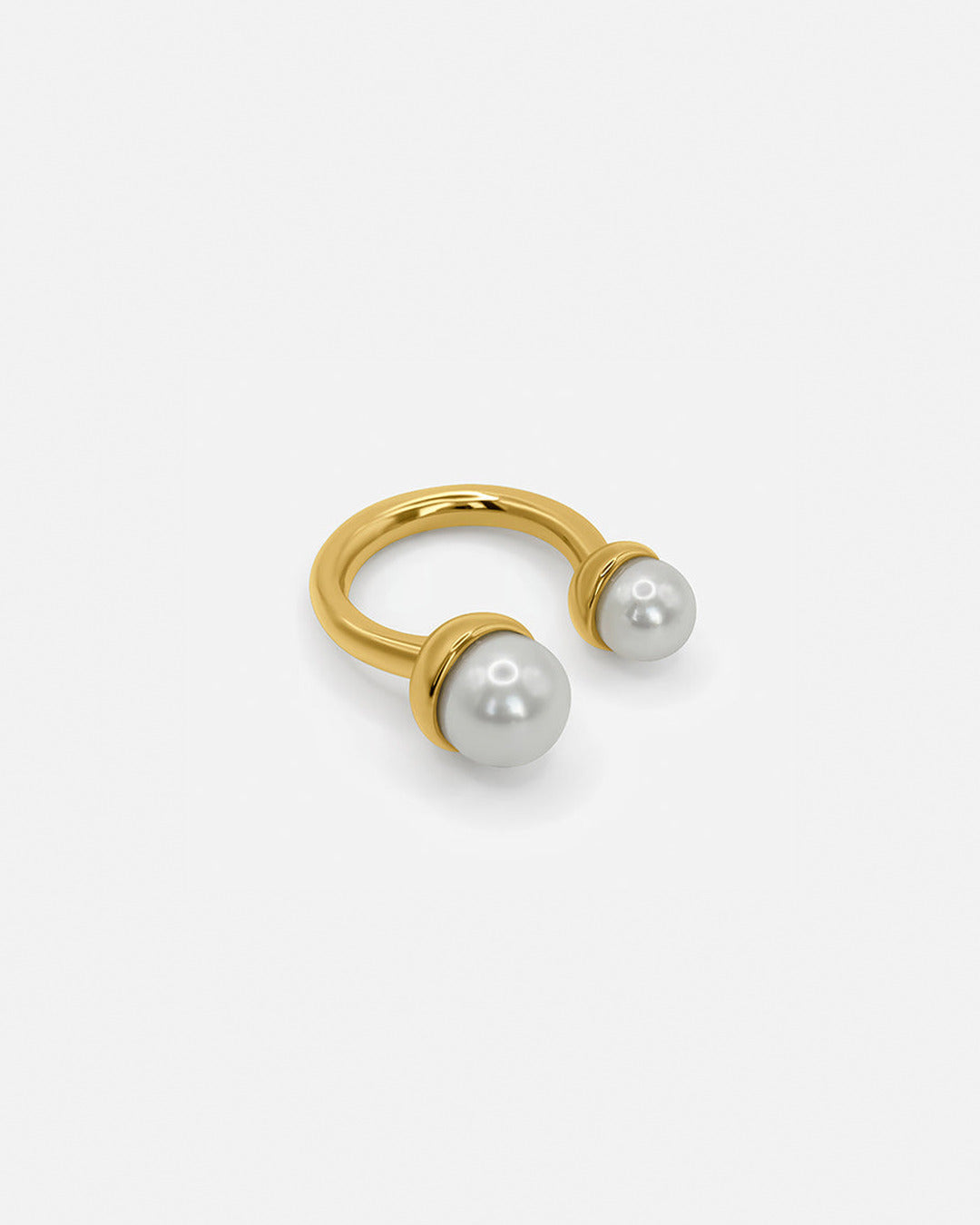 Double Pearl Ring
