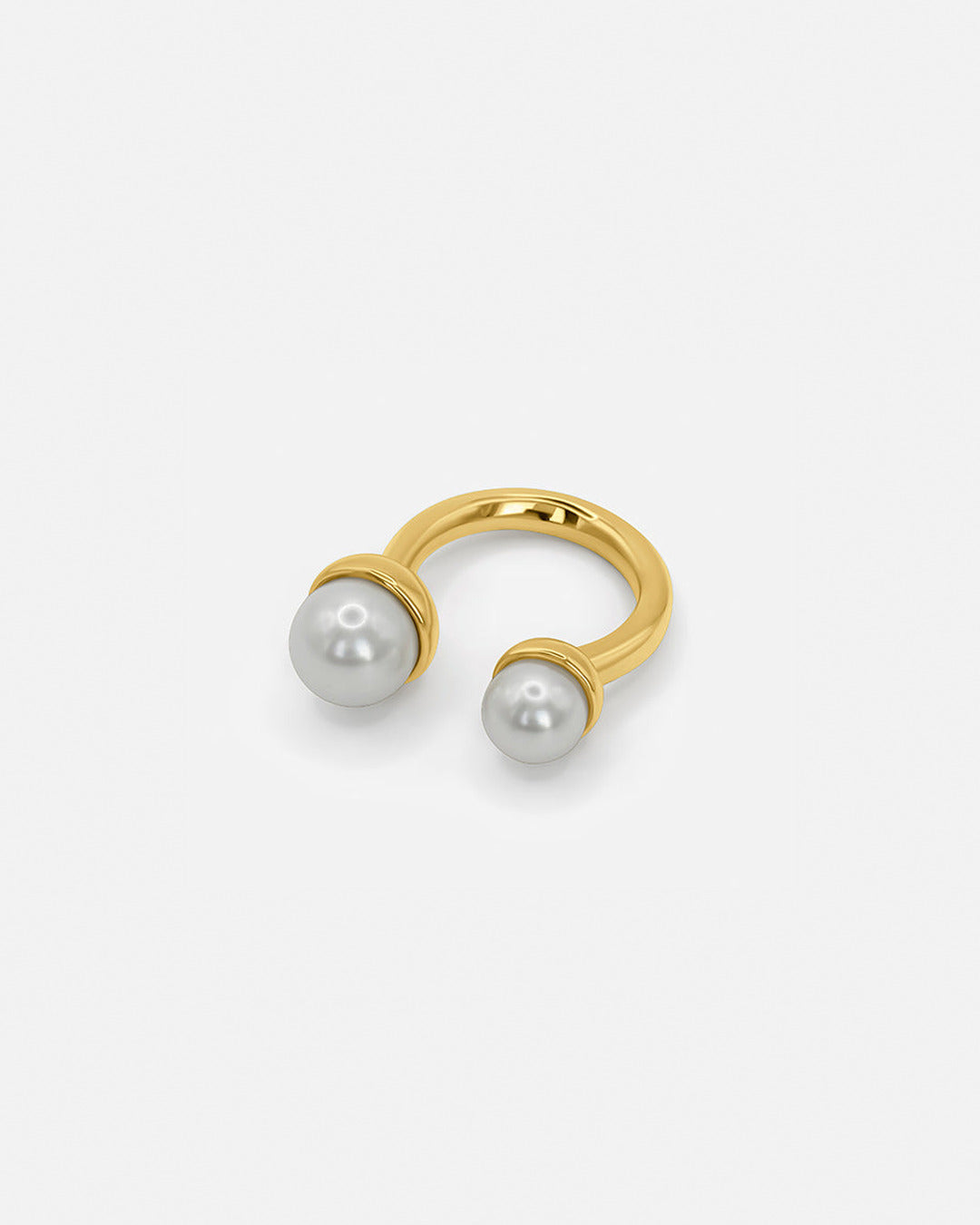 Double Pearl Ring