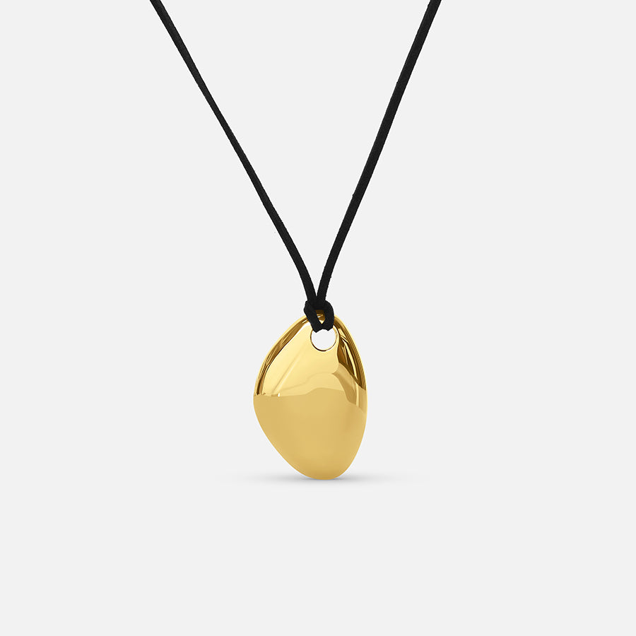 Cord Pendant Necklace - Gold (Bundle)