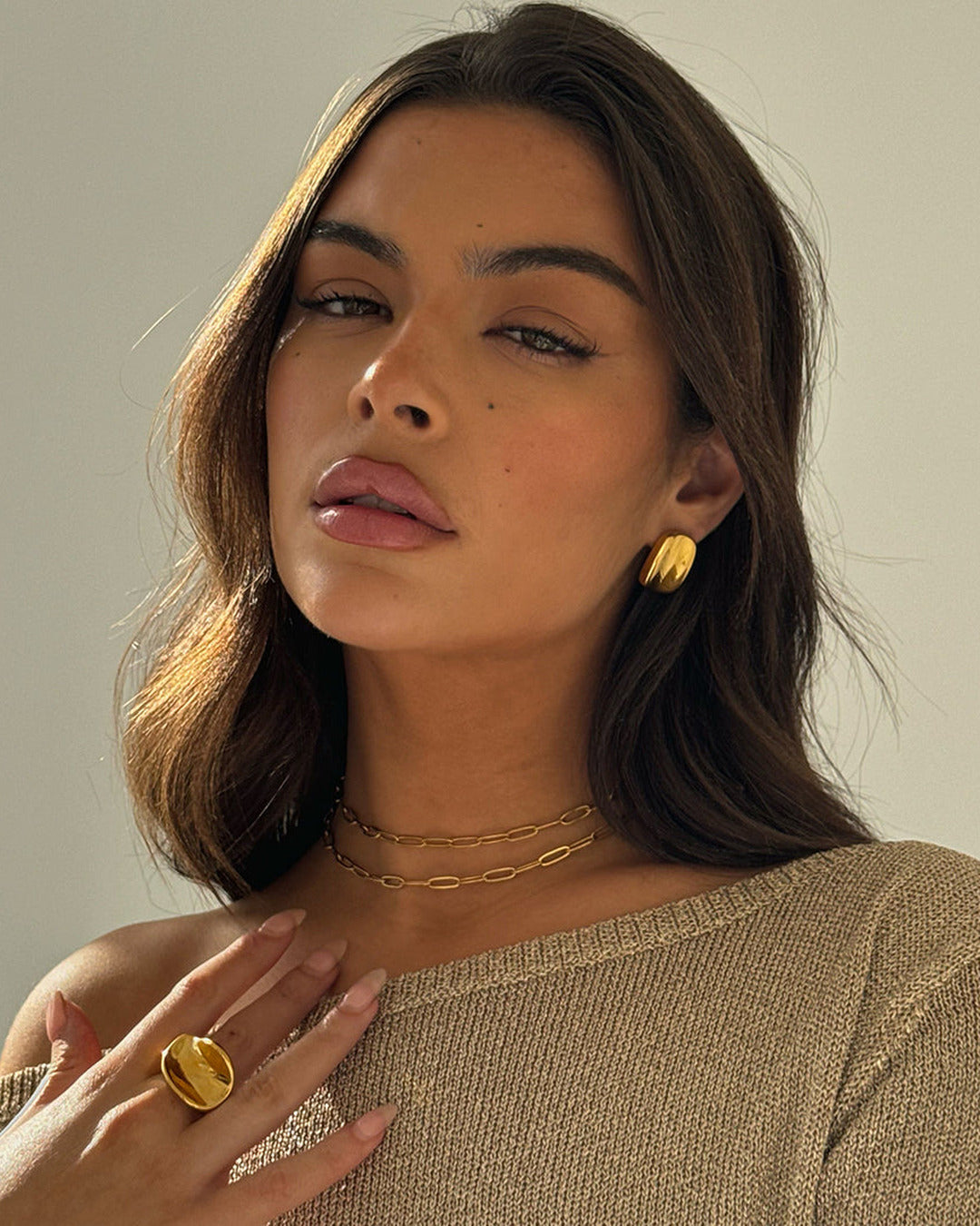Mirror Ring Gold
