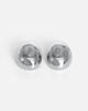 Silver Oval Earrings