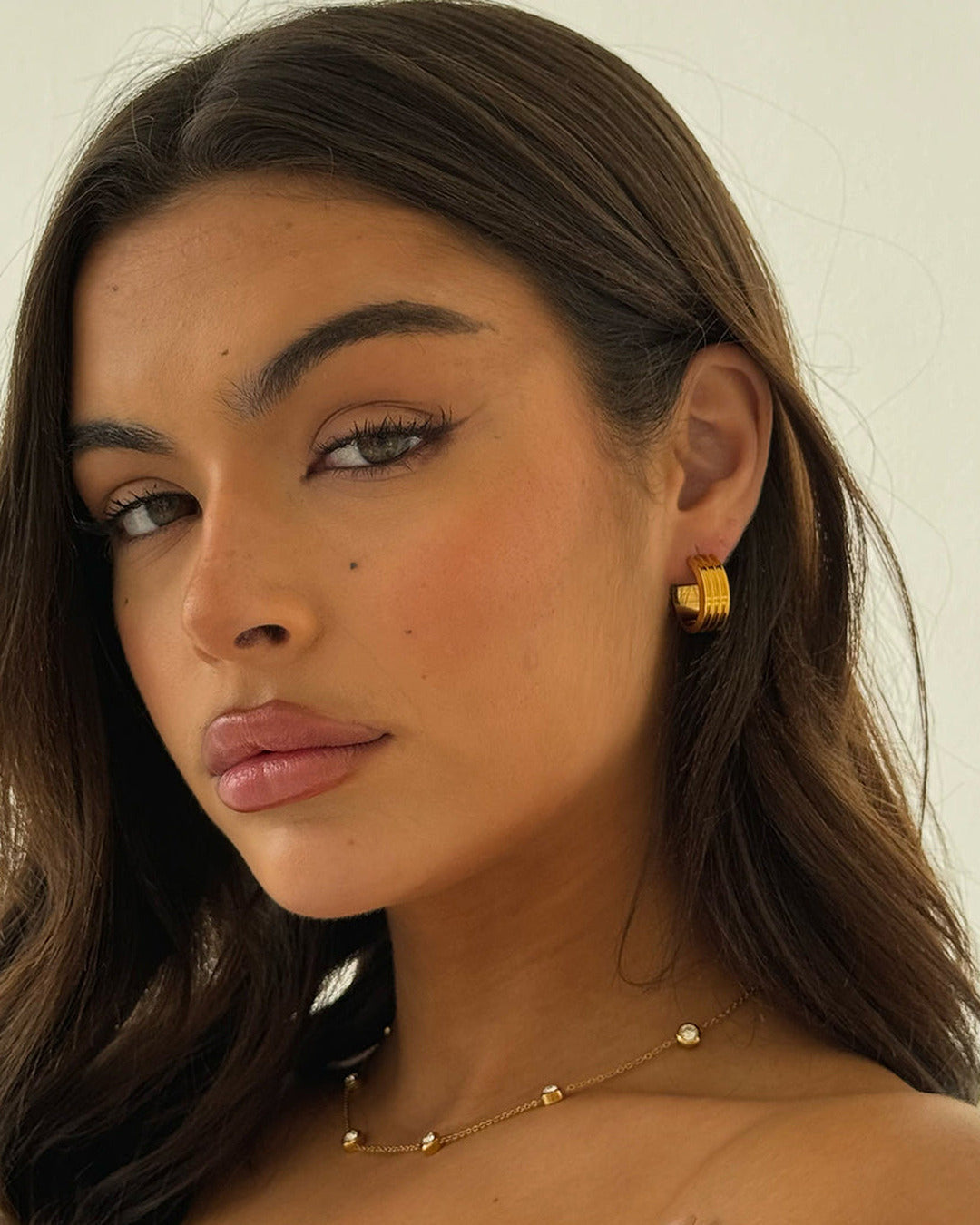 Mini Ribbed Hoop