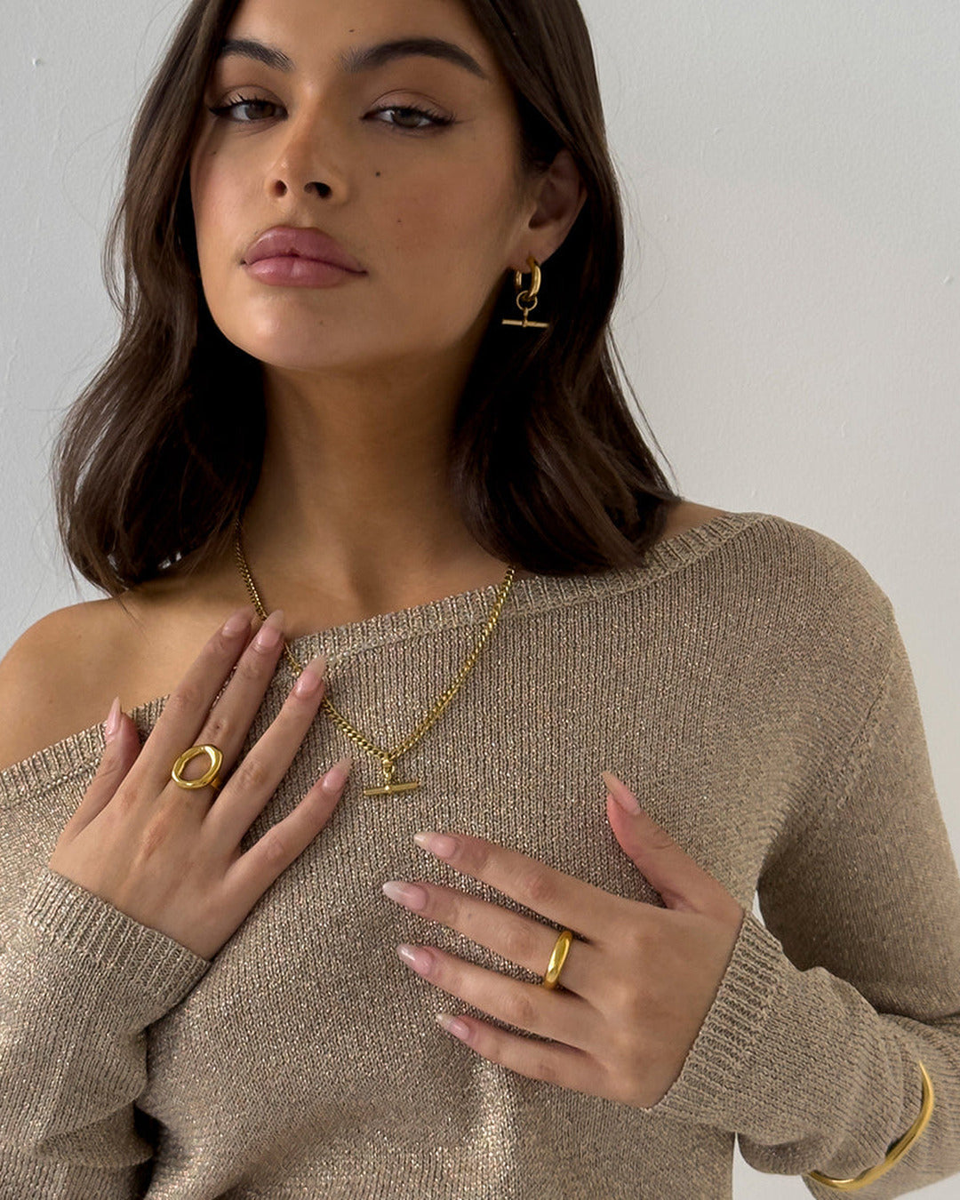 Curve Ring Gold
