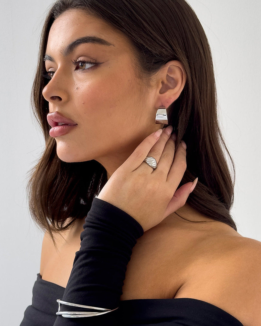 Ripple Ring Silver