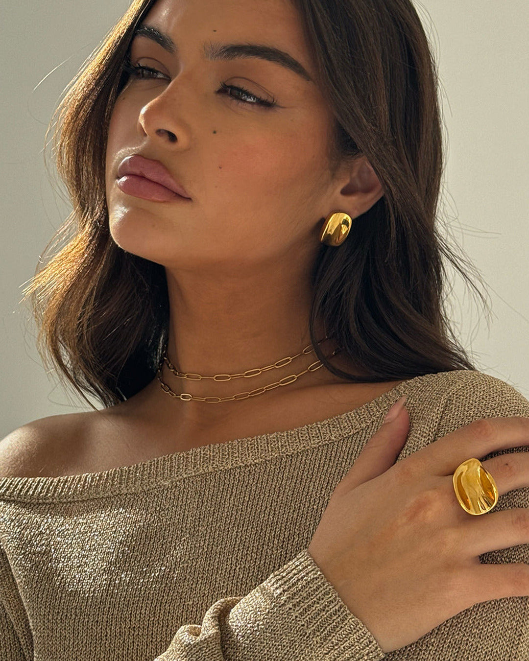Mirror Ring Gold