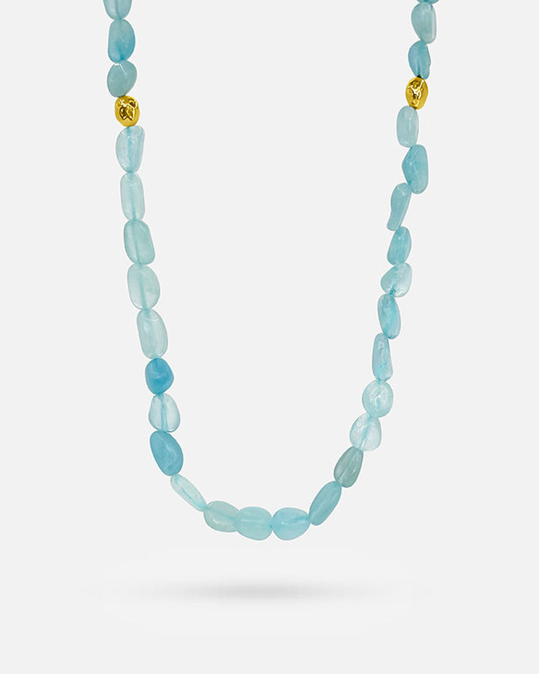 Blue Ocean Gold Necklace