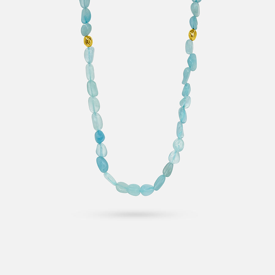 Blue Ocean Gold Necklace (Bundle)
