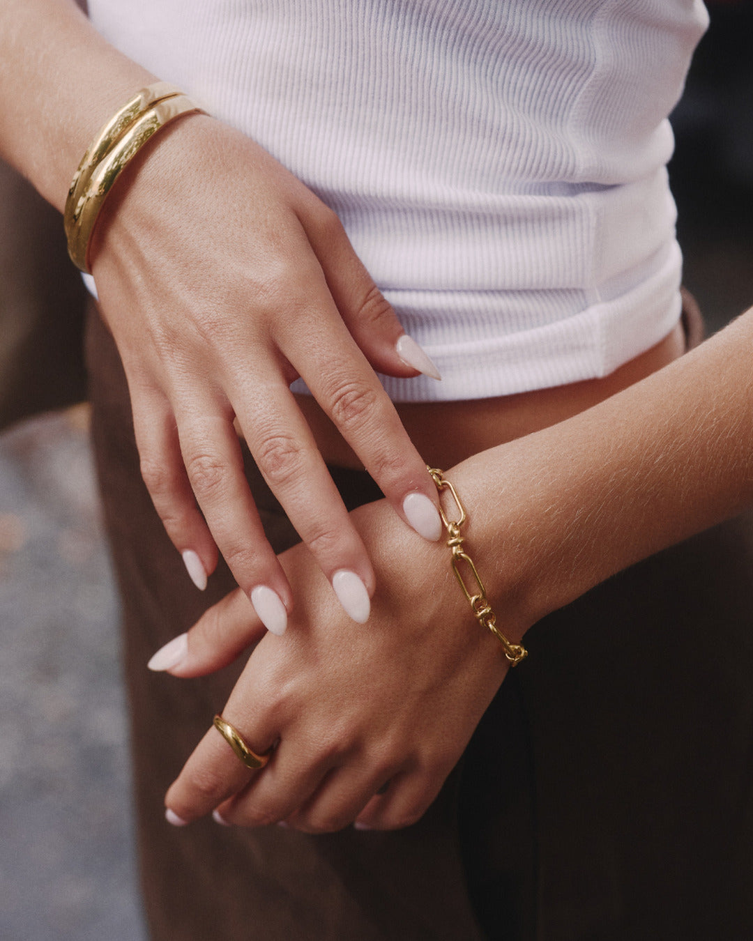 Paperclip Bracelet - Gold