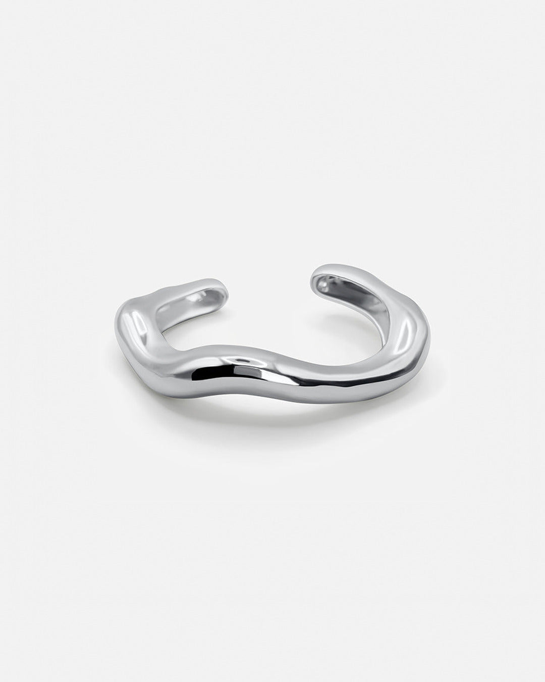 Sculptural Open Bracelet