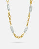 Gold Ireegular Pearl Necklace