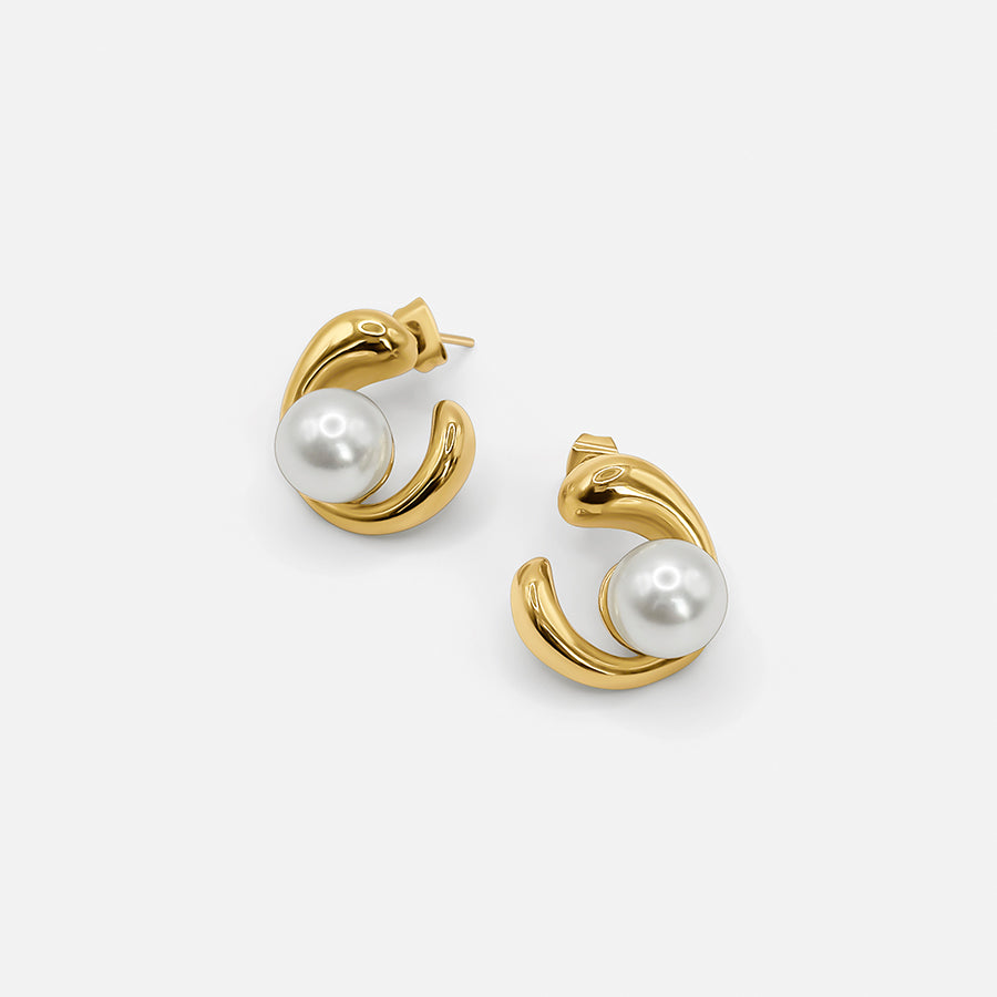 Gold Pearl Detail Earring (Bundle)